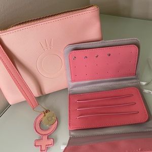 Millie x Pandora micro stud earrings with pouch